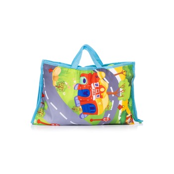 Set of gymnastics mat with 4 cars