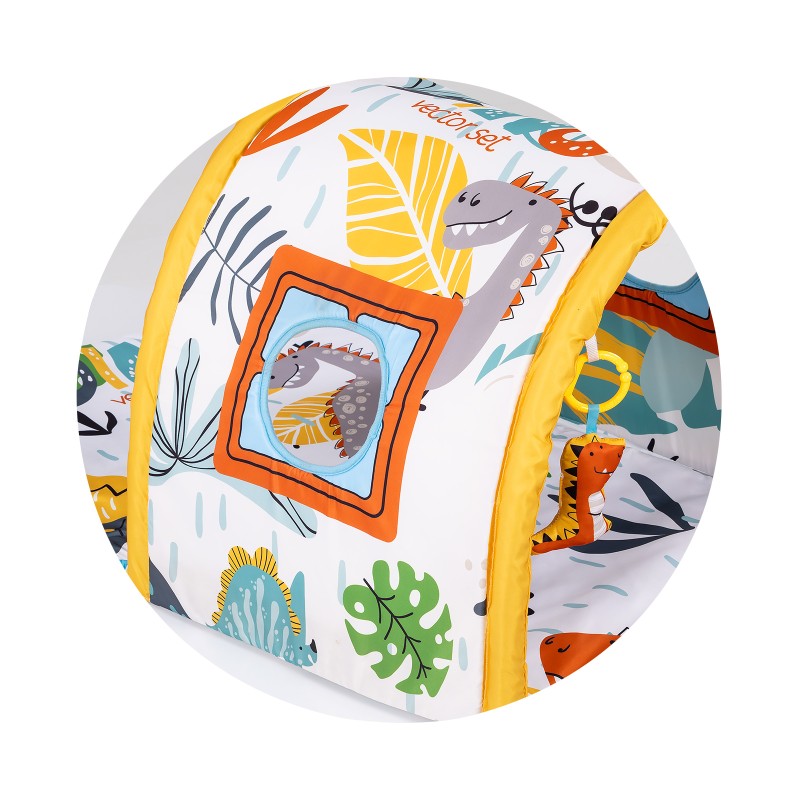 Activity playmat House with tunnel