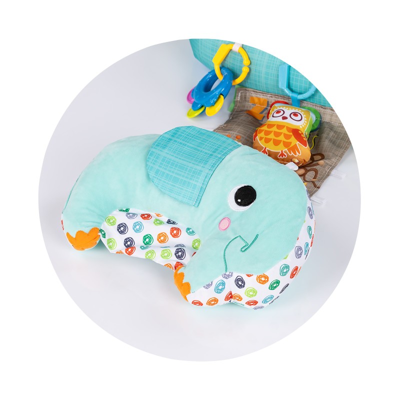 Multifunctional baby pillow for active gymnastics 5 in 1 blue