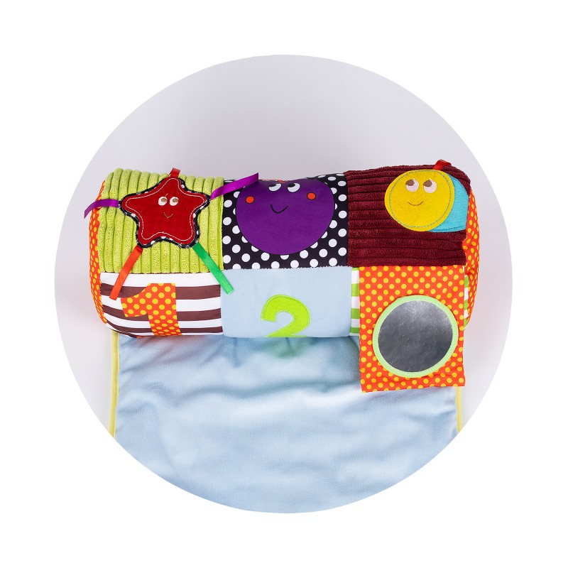 Baby pillow and mat for active gymnastics