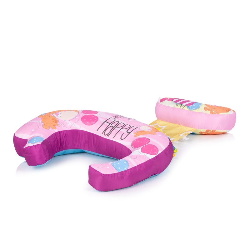Multifunctional baby pillow for active gymnastics 5 in 1 pink
