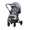Baby stroller with reversible handle"Omnia" platinum