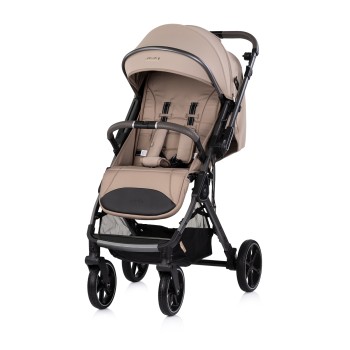 Baby stroller with reversible handle"Omnia" latte
