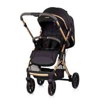 Baby stroller with reversible handle"Omnia" noir