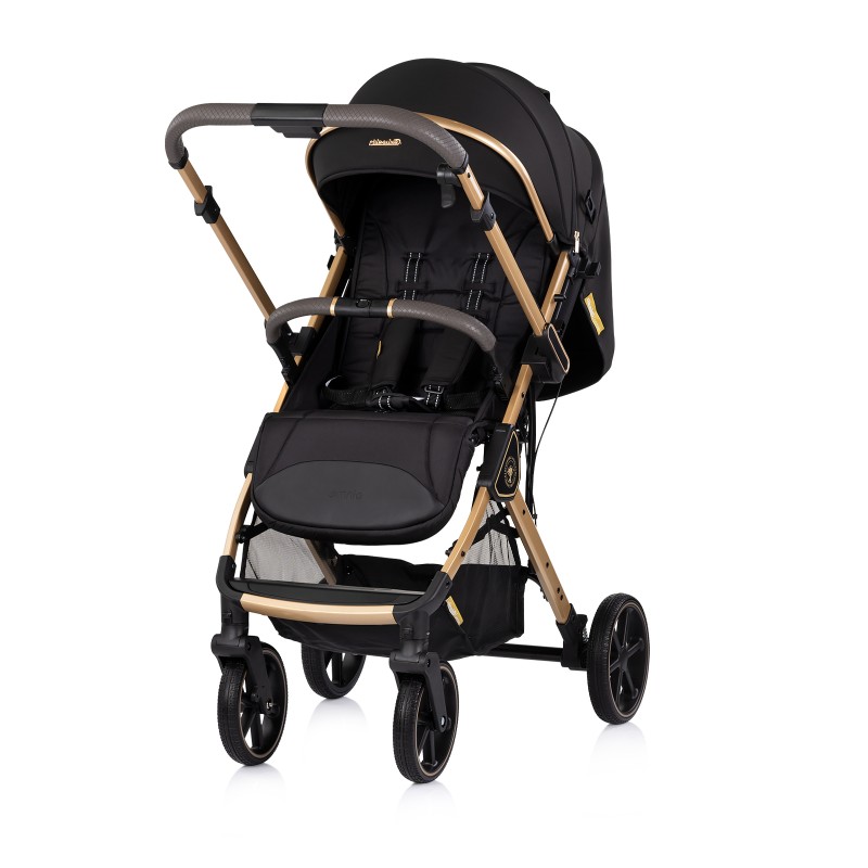 Baby stroller with reversible handle"Omnia" noir