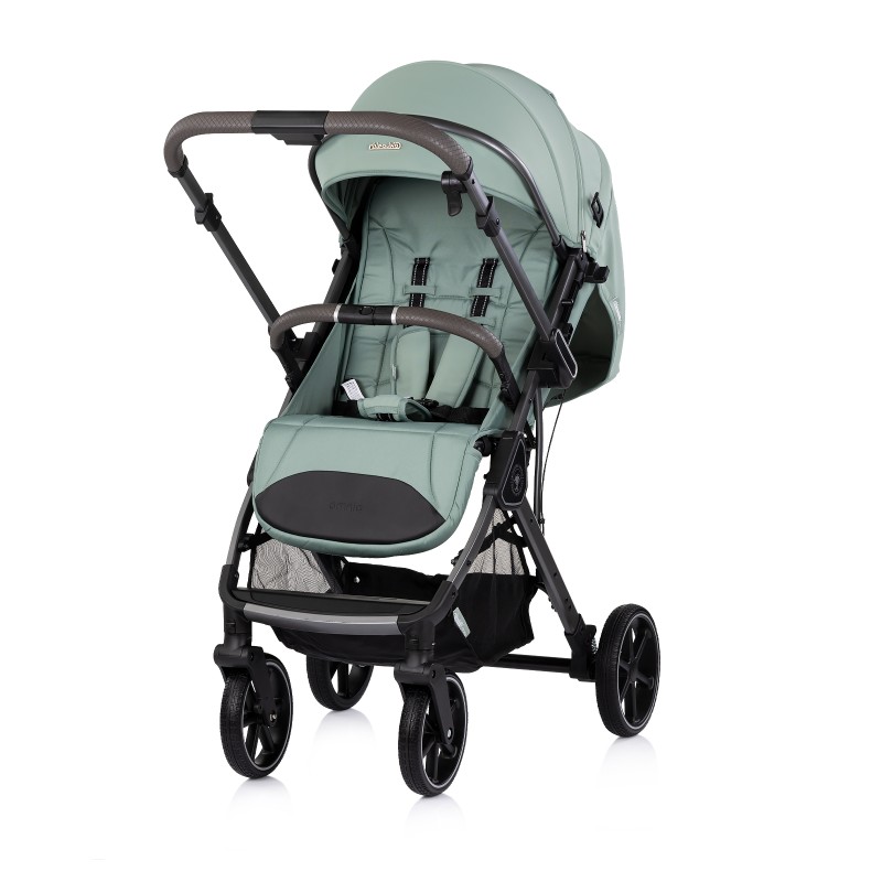 Baby stroller with reversible handle"Omnia" matcha
