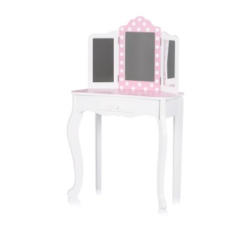 Παιδικό Μπουντουάρ με Κάθισμα  - pink dots