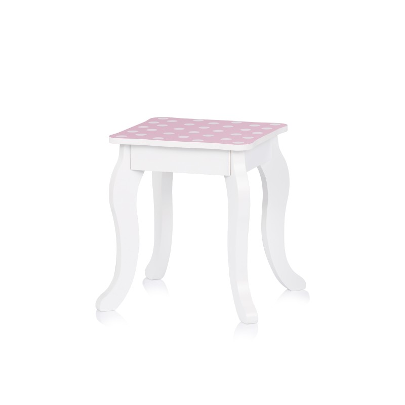 Παιδικό Μπουντουάρ με Κάθισμα  - pink dots