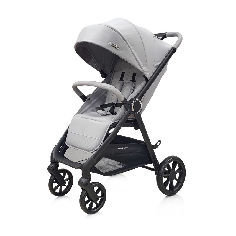 Baby stroller with footcover "Ultera" platinum
