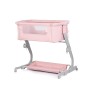 Co-sleeping crib with drop side “Eleganza" pink marshmallow