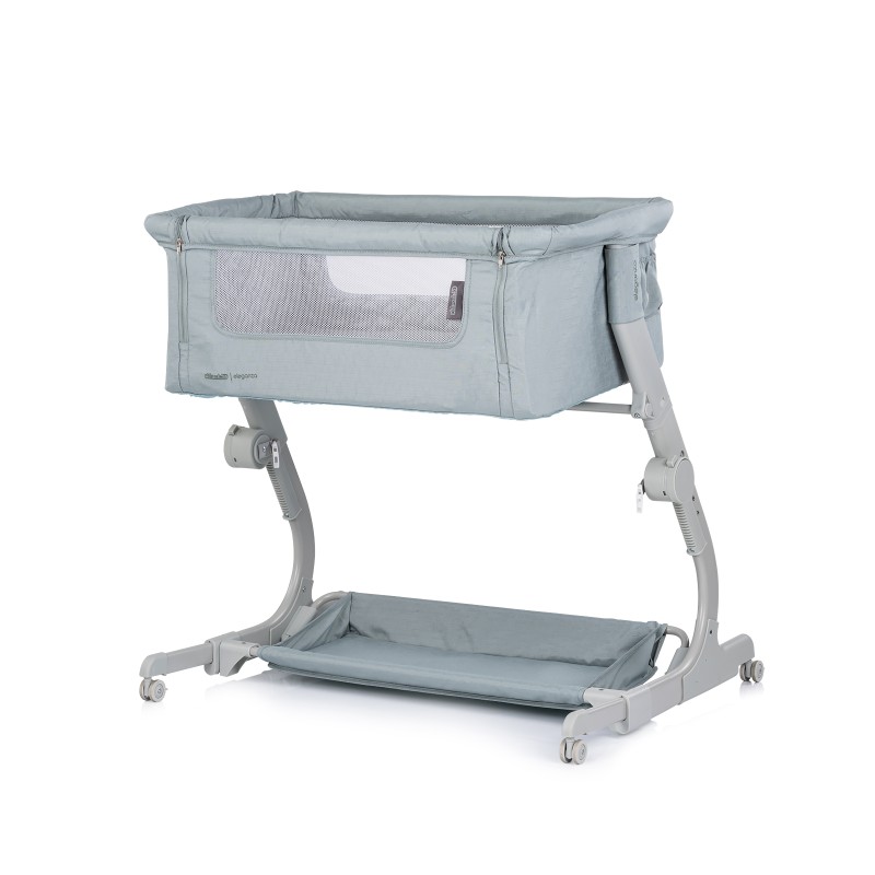 Co-sleeping crib with drop side “Eleganza" basil