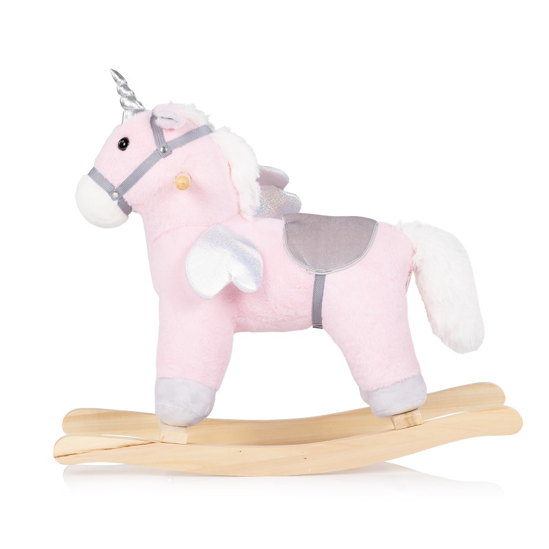 Παιδικό Λικνιζόμενο Άλογο - Μονόκερος - pink