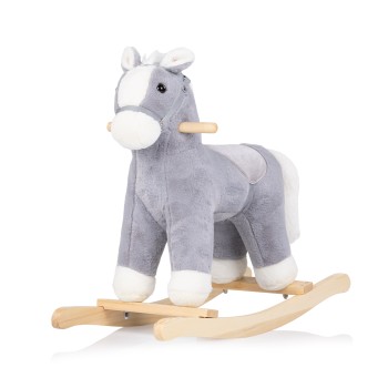 Παιδικό Ξύλινο Λικνιζόμενο Άλογο - grey