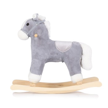 Παιδικό Ξύλινο Λικνιζόμενο Άλογο - grey