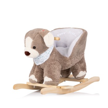 Rocking dog with chair