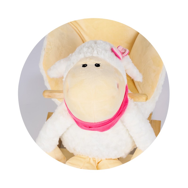 Παιδικό Κουνιστό Προβατάκι Με Κάθισμα - White