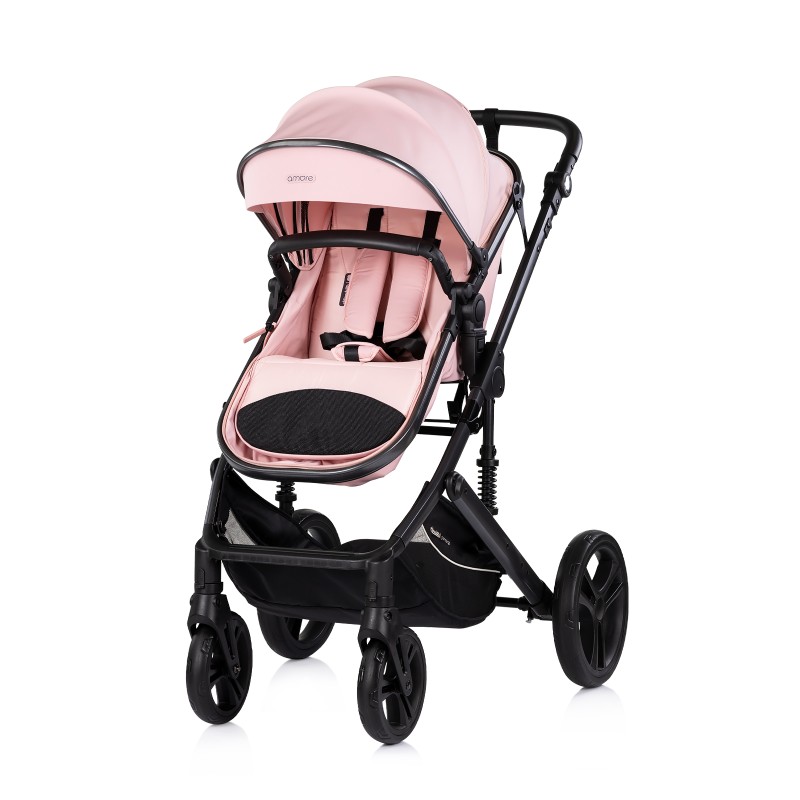 Baby transformable stroller "Amore" powder pink