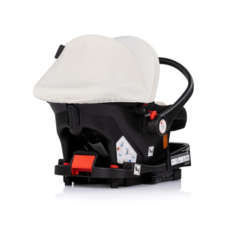 Car seat w/adaptors 40-87 cm "Amore" cashmere