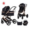 Baby transformable stroller "Amore" noir