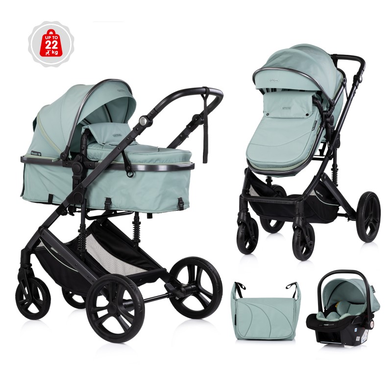 Baby transformable stroller "Amore" matcha