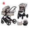 Baby transformable stroller "Amore" latte