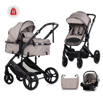 Baby transformable stroller "Amore" latte