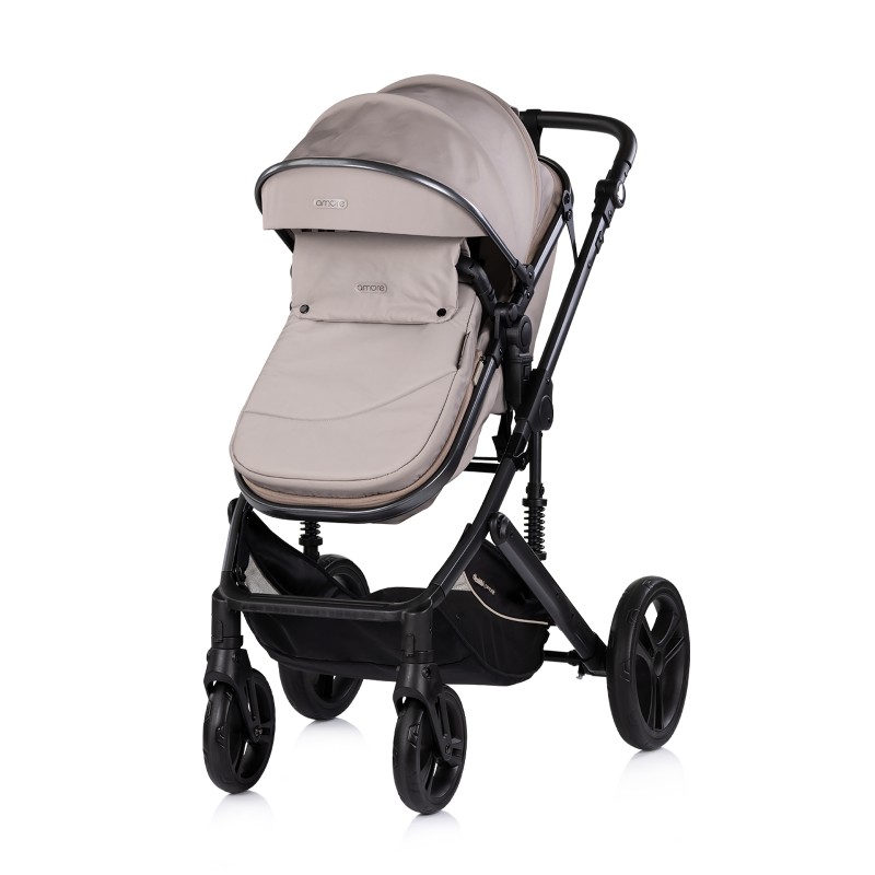 Baby transformable stroller "Amore" latte
