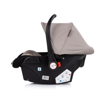 Car seat w/adaptors 40-87 cm "Amore" latte