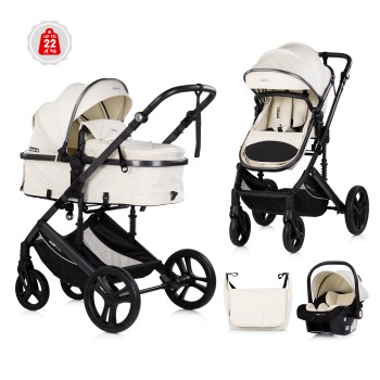 Baby transformable stroller "Amore" cashmere