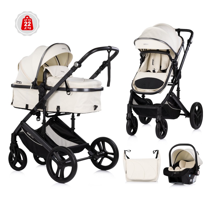 Baby transformable stroller "Amore" cashmere
