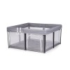 Play pen Vibe 120/120 cm, foldable, grey