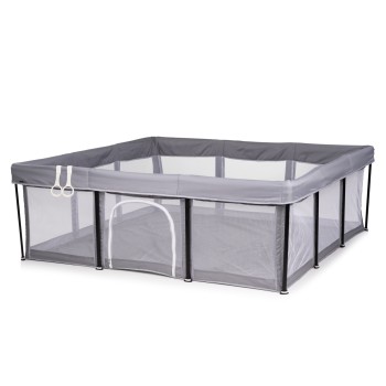 Play pen Easy 180/180 cm, foldable, grey