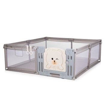 Play pen Amico 180/200 cm, with door, beige