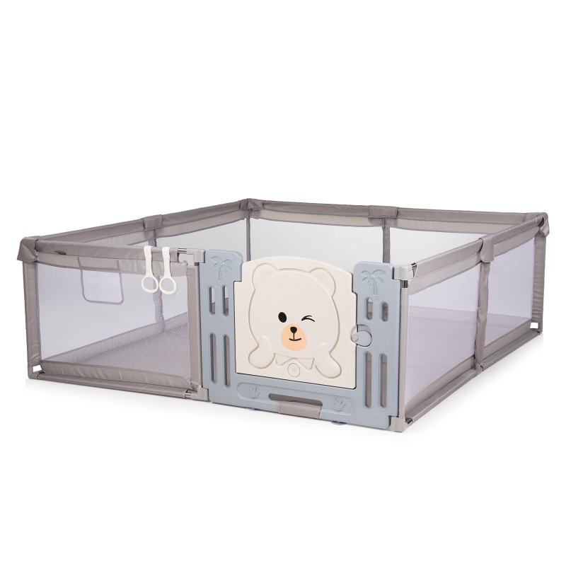 Play pen Amico 180/200 cm, with door, beige