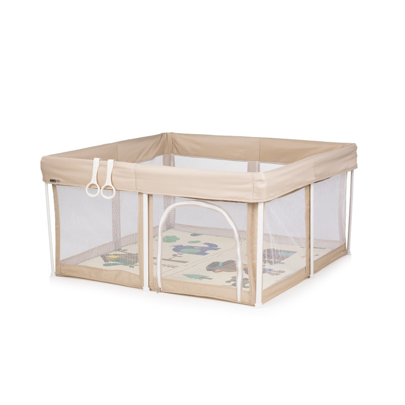 Play pen Vibe 120/120 cm, foldable, beige