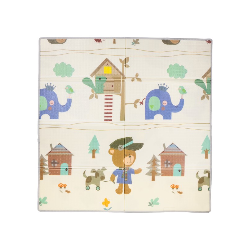 Playmat for floor play Bear  -  113*113 cm