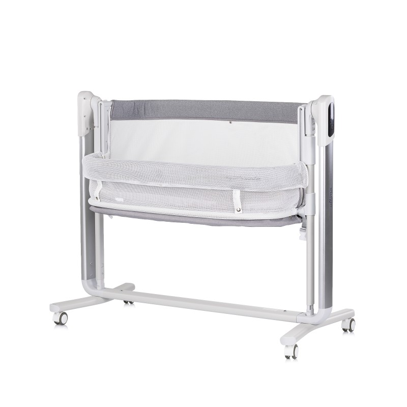 Electric Co-Crib/cradle with drop side “ULTIMA" grey