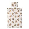 3-piece bed linen (sheet, pillowcase, duvet cover) bear in the forest