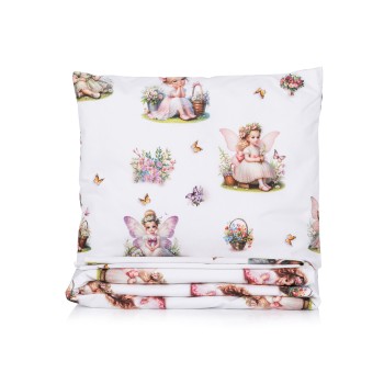 Beding set 5 pc. /Sheet, pillow case, pillow, duvet and duvet cover / the little fairy