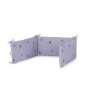 Bed bumpers  30/180 cm grey clouds