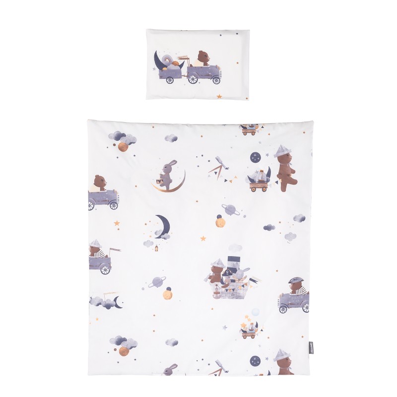 Bedding set for Co-sleeping crib Winnie the Pooh astronaut