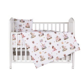 Beding set 5 pc. /Sheet, pillow case, pillow, duvet and duvet cover / the little fairy