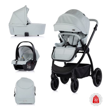 Baby stroller 3 in 1 "Prestige" matcha