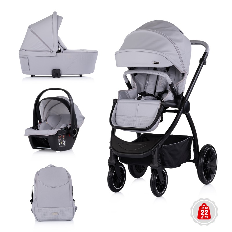 Baby stroller 3 in 1 Prestige platinum