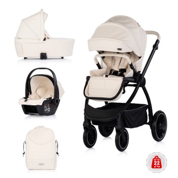 Baby stroller 3 in 1 "Prestige" cashmere