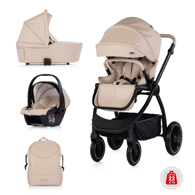 Baby stroller 3 in 1 Prestige latte