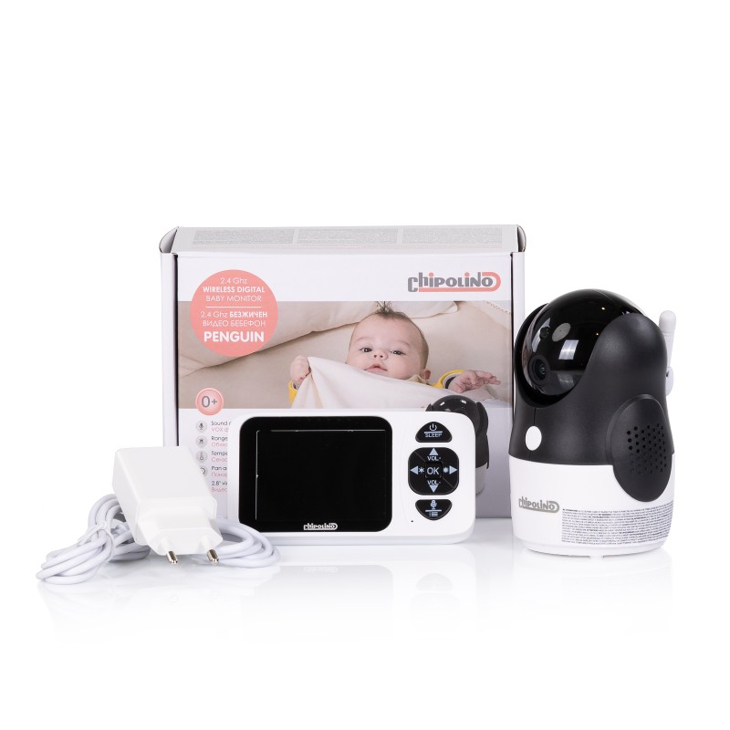 Video baby monitor "Penguin" 2.8" LCD display