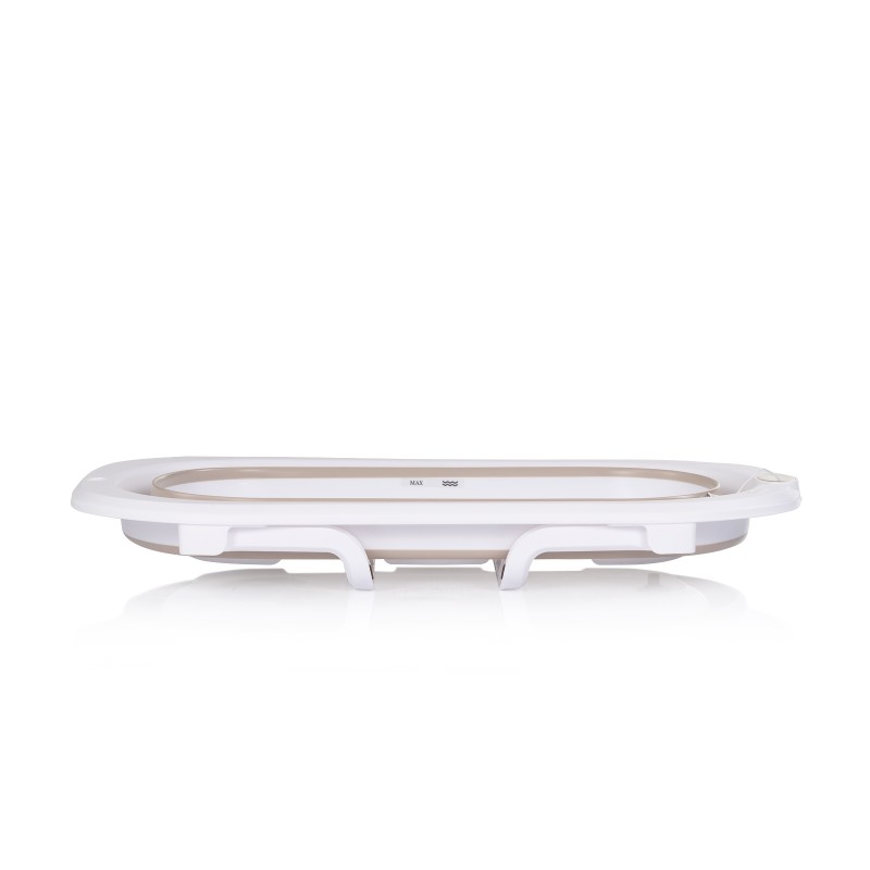 Bath tub with bath stand and changing mat "Sonata" latte