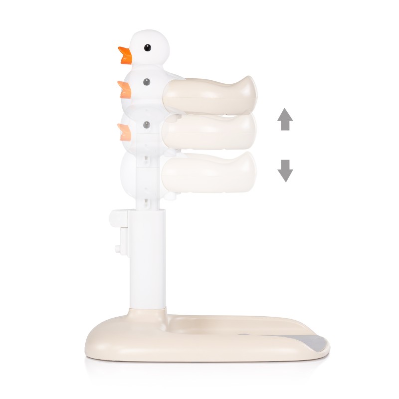 Shower bath support stand "Duck" white/beige