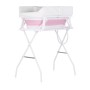 Bath tub with bath stand and changing mat "Sonata" pink